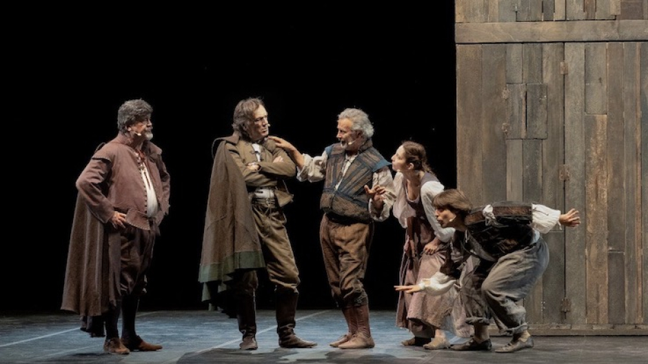 Francesco Pannofino ad Oleggio in “Rosencrantz e Guildenstern sono morti” 