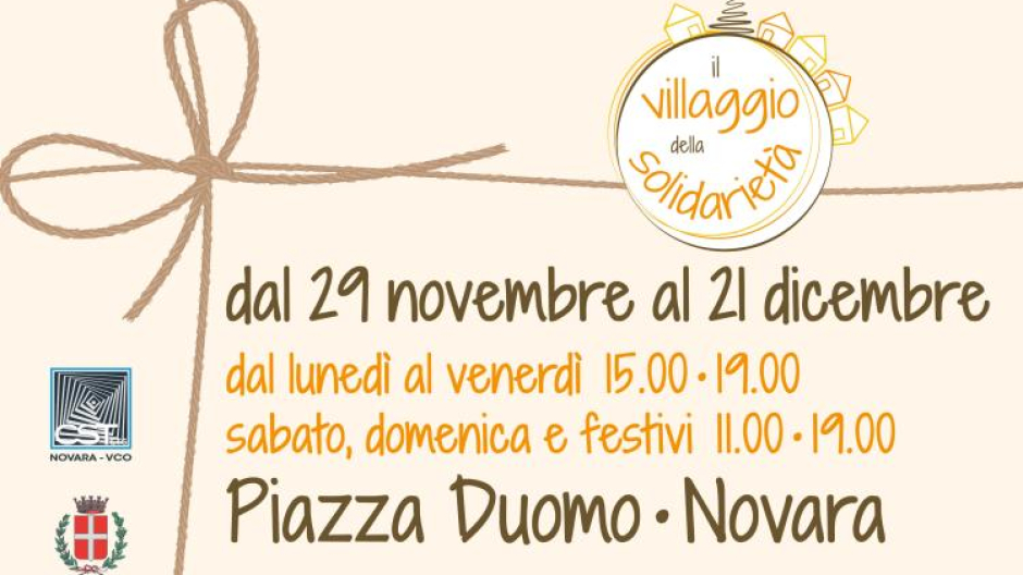 Torna a Novara il “Villaggio della Solidarietà”