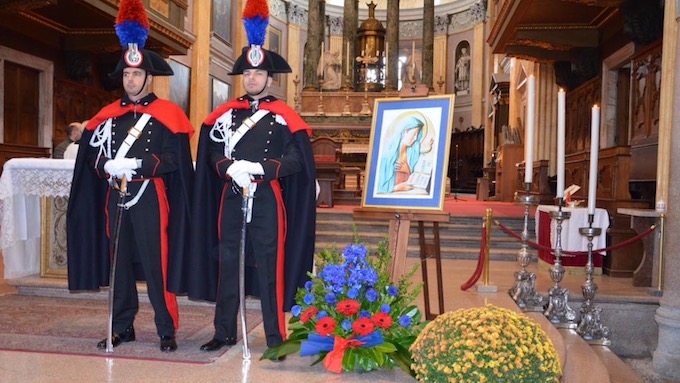 Novara, i Carabinieri hanno celebrato la patrona Virgo Fidelis