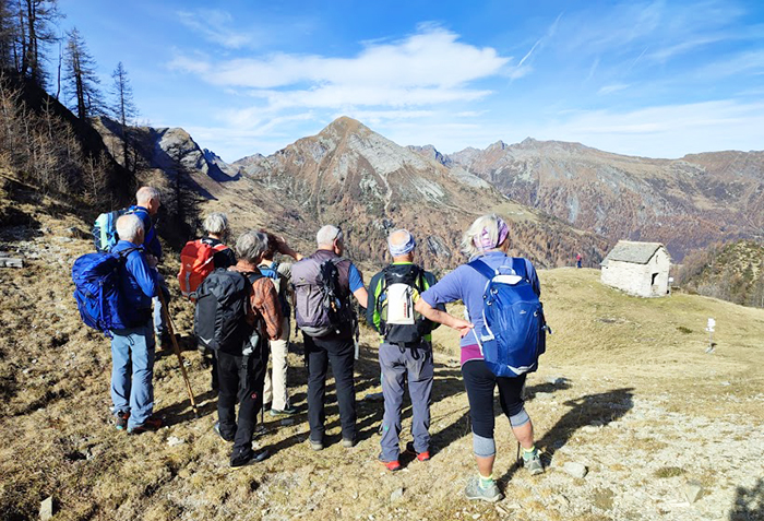Con Gianpaolo Fabbri in gita alla Bocchetta della Cima (o del Rosario)