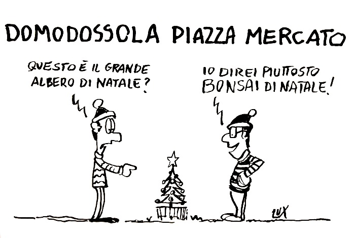 La vignetta dell'arch. Lux - "Ristrettezze" natalizie 
